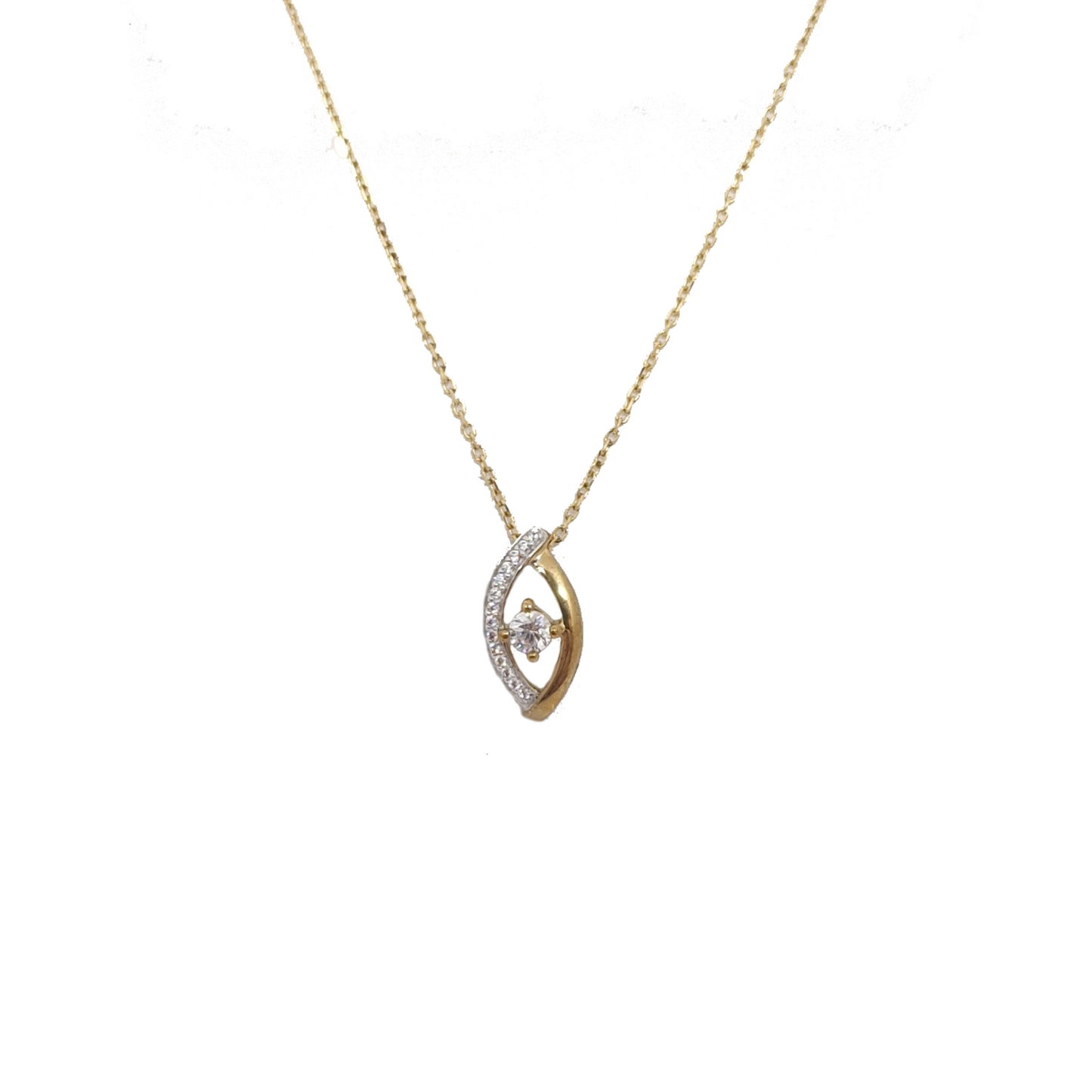 9ct Gold C-2 Pendant and Chain