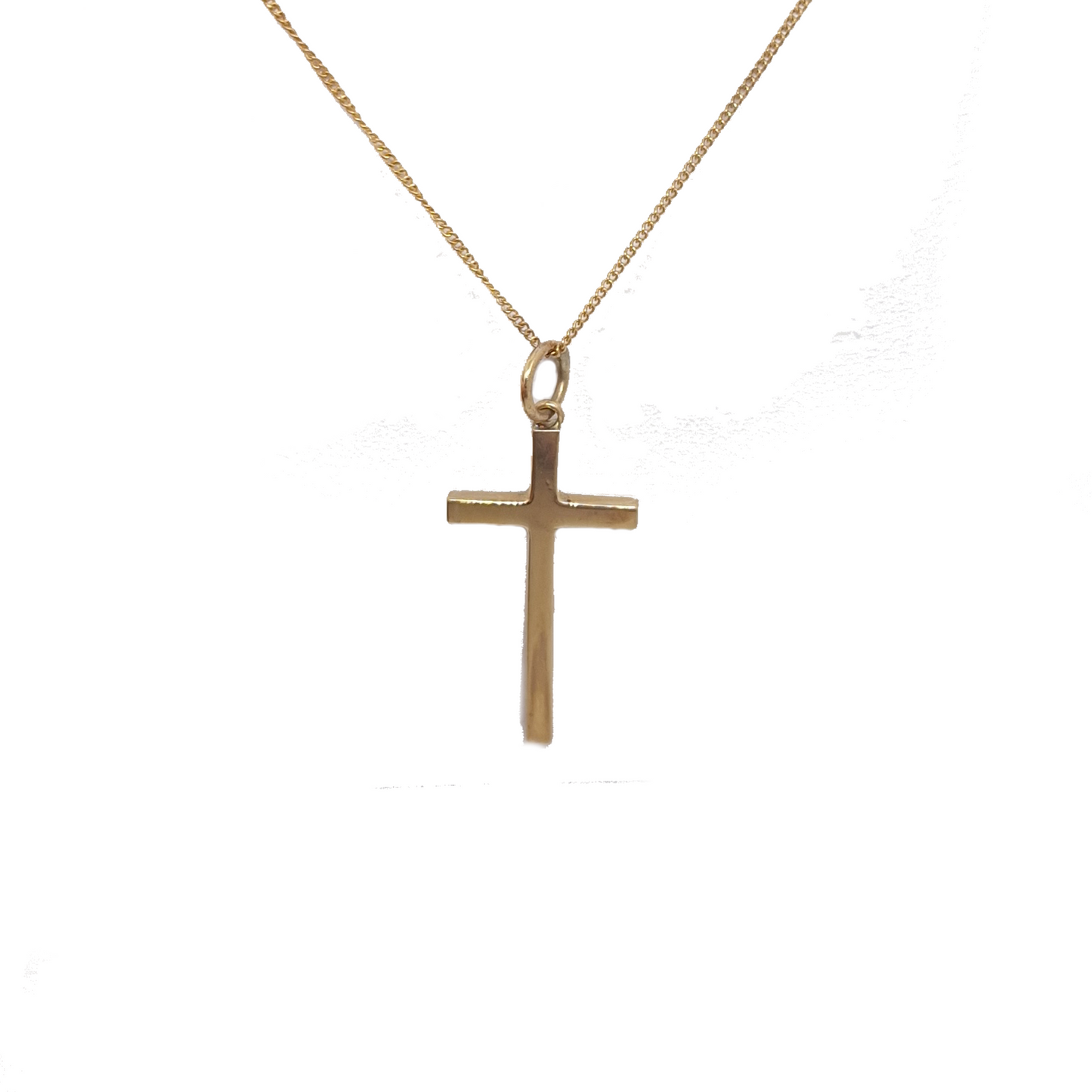 9ct Gold Cross and Chain